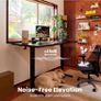 Shape Rectangular Desk design Standing Desk Product dimensions 120D x 60W x 72H centimetres Colour Black Style Modern Smooth Height Adjustment - Effortlessly adjust this sit-stand desk from 72 cm to 118 cm with a smooth electric mechanism. Perfect for tra Image 7
