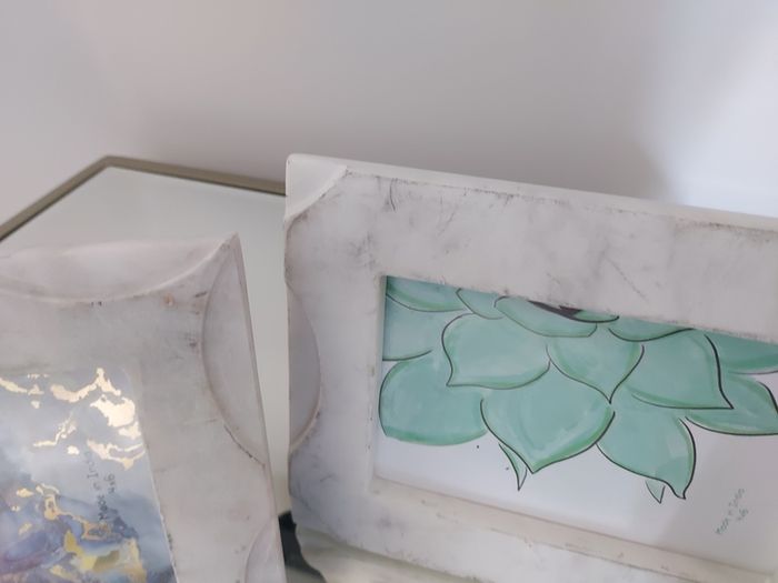 Marble photo frames