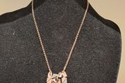 August Woods Rose Gold Statement Pendant Necklace
