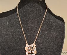 August Woods Rose Gold Statement Pendant Necklace