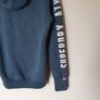 superdry hoodie size xs 19" pit to pit blue like new condition Image 7