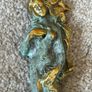 Vintage Brass Statuette Depicting The Birth Of Venus Image 5