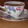 Miniature Doll House Bone China Cup and Saucer Image 2