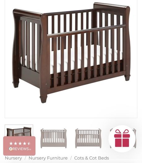 Crib (Eva sleigh crib)