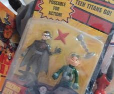 Teen Titans Gizmo Red and Robin action figure #DCComics #ActionFigures