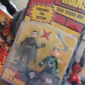 Teen Titans Gizmo Red and Robin action figure #DCComics #ActionFigures
