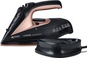CeraGlide Cordless Steam Iron with Ceramic Soleplate and Variable Steam Function, Rose Gold