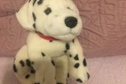 Dalmatian dog soft toy.