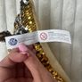 Sequin Collection Dog Plush Gold & Silver Reversible Sparkle Soft lying Used Please look at the pictures Image 9