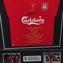 Liverpool legend Steven Gerrard signed framed jersey Image 2