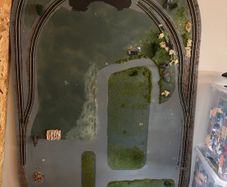 Model Train base
