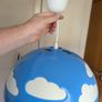 IKEA SKOJIG Light Blue & White Clouds Image 3