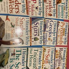 I Wonder Why childrens science books set