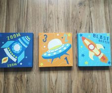 Wall pictures for a children's room x 3