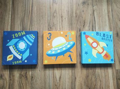 Wall pictures for a children's room x 3