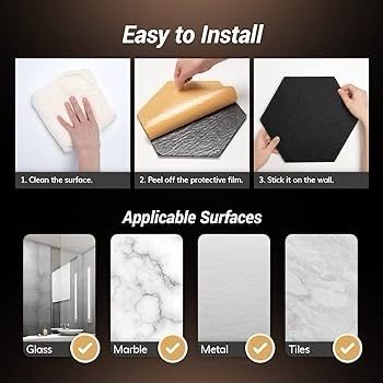 NEW SALE | 12 Pack Hexagon Acoustic Panels Self-adhesive, 30x26x0,9cm High Density Sound Proof Panels