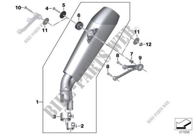 BMW S1000RR K46 Brand new stock exhaust