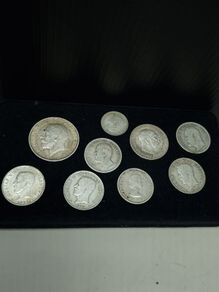 Vintage Silver Coin Lot 70.59g Swedish & European Silver Coins