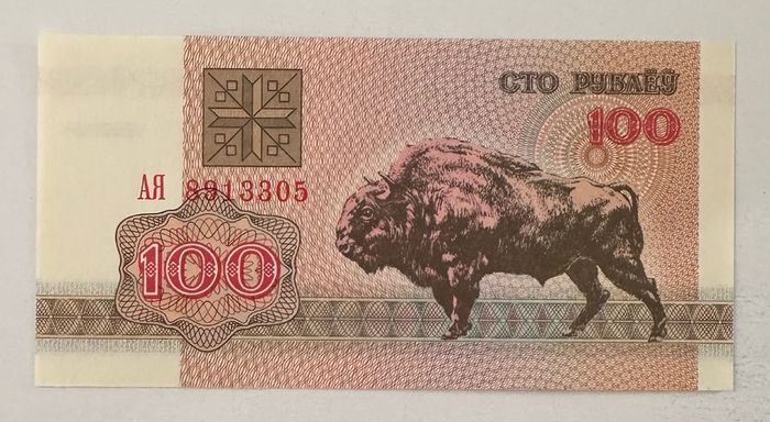 Belarus 100 Rubles 1992 Banknote