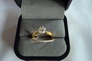 Natural Diamond Bridal set ring