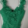 Green Sexy Top Brand New Image 3