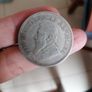 1896 South Africa Silver 2 1/2 Shillings Coin Image 2