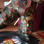 A fine bronze of a samurai signed  MIYAO Image 4