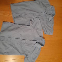 Sky blue shirts, age 6-7