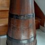 Antique French butter churn upcycled to umbrella or walking stick holder Image 4