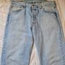 Vintage levis 501 Size 34/30 button fly light blue in good condition Image 3
