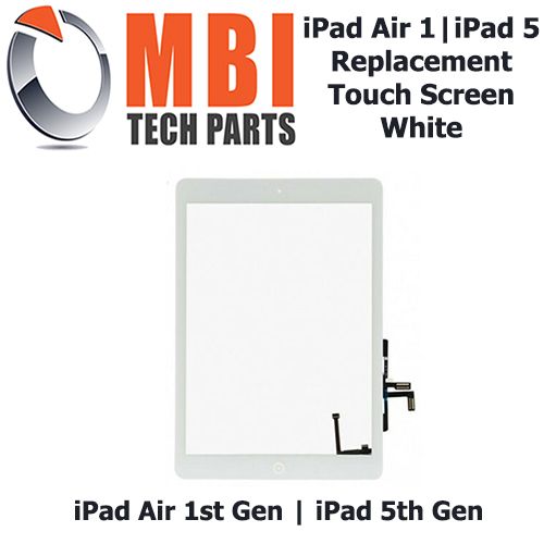 iPad Air 1st iPad 5 Touch Screen Digitizer Glass and Home Button White