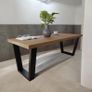 Metal Table Legs Type V Loft Style 77/70 cm Set of 2 Image 4