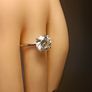 18ct White Gold 3 ct Lab Diamond Solitaire Ring Image 6