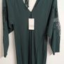 Postage Included ZARA BRAND NEW green maxi dress with embroidered sleeveless size M Image 6