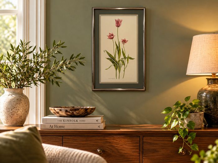 Original Elizabeth A. McEwen RUA - Tulips - Botanical Watercolour