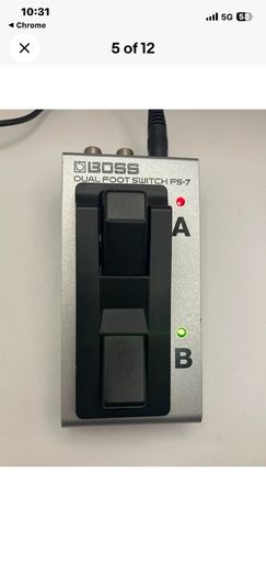 Boss Gx10+Boss FS7+Boss BT Dual Bluetooth adapter