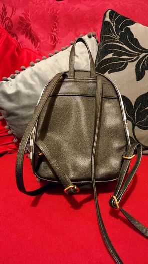 Chic Checkered Mini Backpack Claires