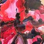 Large Contemporary Framed Abstract Floral Painting Statement Wall Art Image 5