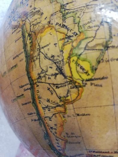 Rare, Large Vintage Globe Italian Paravia