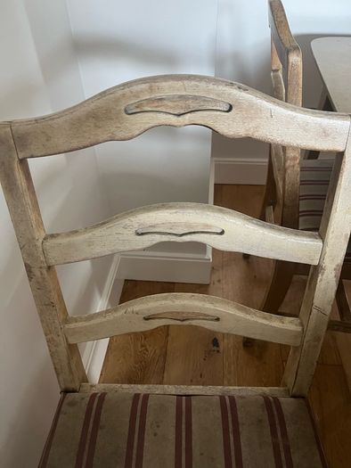 Dining table and four chairs