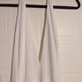 beautiful full length white halterneck dress by Wyldr Image 3