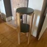 Ikea desk folding with 2 stools Image 4