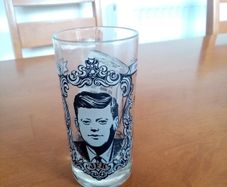 Jfk Commerative Glass
