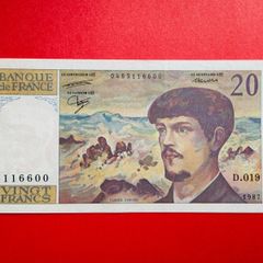 France  20 Francs    1987    Pick 151b ( Uncirculated )