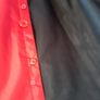 Designer red fully lined warm trench raincoat Image 4
