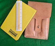 Leather Chartwell Field Case + Survey Book + metric Ruler