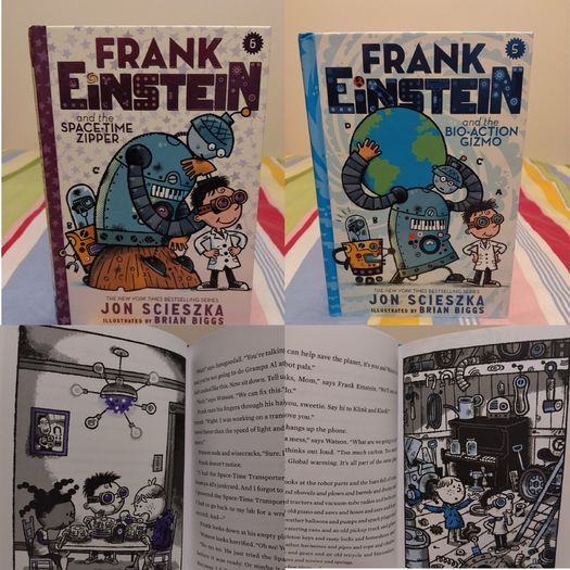 Frank Einstein books by Jon Scieszka HARDBACK BOOK