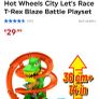 Hot Wheels City Let's Race T-Rex Blaze Battle Playset Image 3