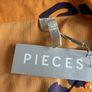 Brand-new Ladies Orange Long-sleeved Shirt Dress from Pieces Image 2