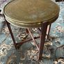 Antique Mosq Card Table with oak folding stand Image 6